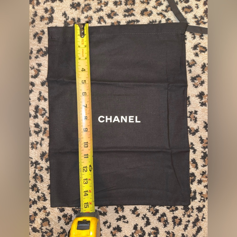 Chanel dust bag size in photo! 15x11.5in